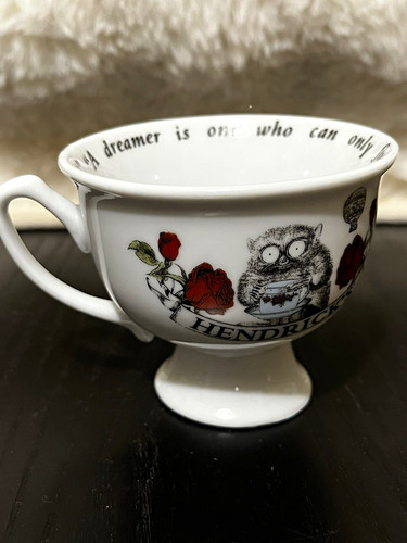 Hendricks gin cup - white, &