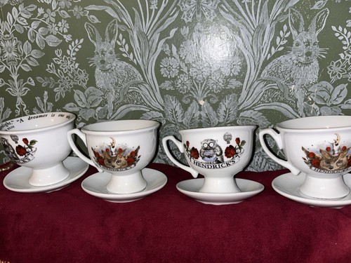 Hendrick gin teacups - hendrick,
