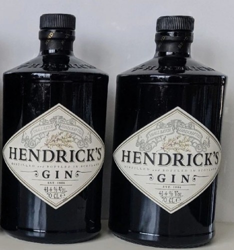 Hendricks empty gin - hendricks, bottles