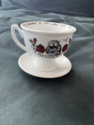 Hendrick gin cup and - gin, saucer
