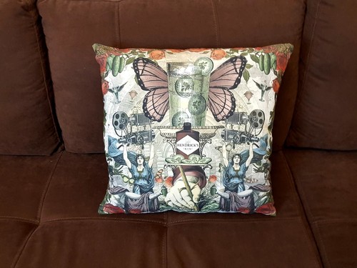 Hendricks gin cushion cover - 1x,