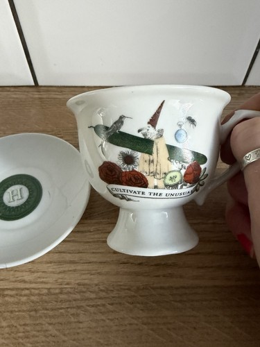 Hendricks gin tea cup saucer - gin, &