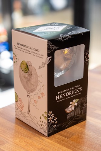 Hendricks glass copa - hendricks,