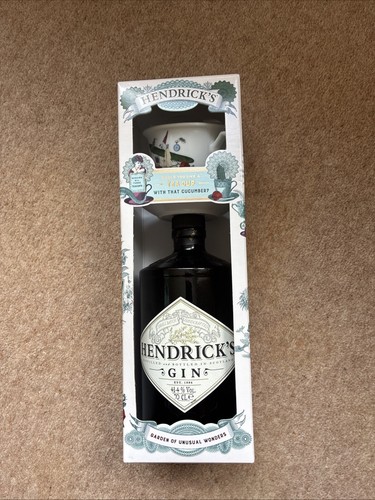 Hendricks empty gin bottle - empty,