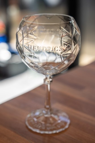 Hendricks gin balloon glasses - gin,