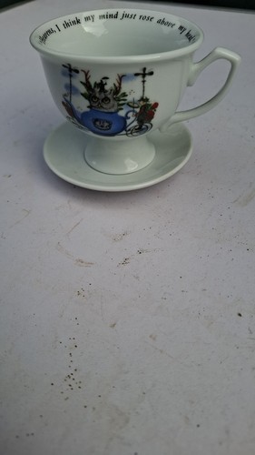 Hendricks gin cup and - and, saucer